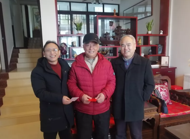 戴豪贛、劉志堅(jiān)一行走訪慰問(wèn)公司老黨員、老干部