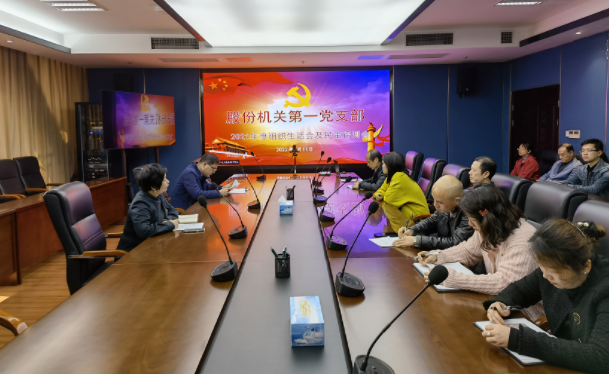 萬建紅指導(dǎo)股份公司機(jī)關(guān)第一黨支部2021年度組織生活會