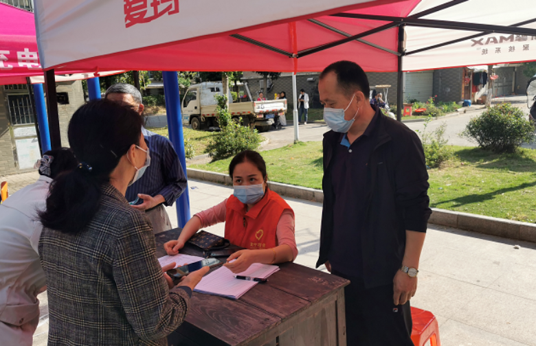 九江長(zhǎng)運(yùn) 武寧公司助力社區(qū)疫情防控