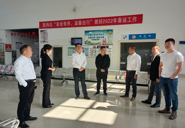 九江長(zhǎng)運(yùn)：省交通運(yùn)輸廳副廳長(zhǎng)丁光明督導(dǎo)共青公司二十大前疫情防控、安全維穩(wěn)工作