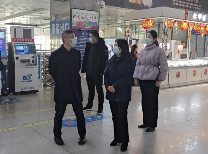 都市城際公交：南昌交投集團(tuán)領(lǐng)導(dǎo)督導(dǎo)南昌長(zhǎng)途汽車站春運(yùn)安全生產(chǎn)工作況