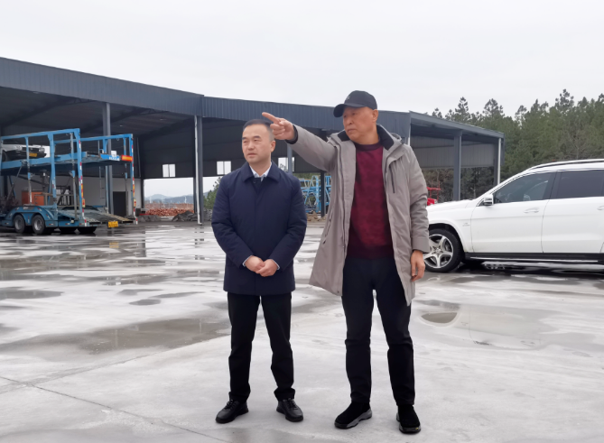 劉磊一行調研景德鎮(zhèn)恒達物流