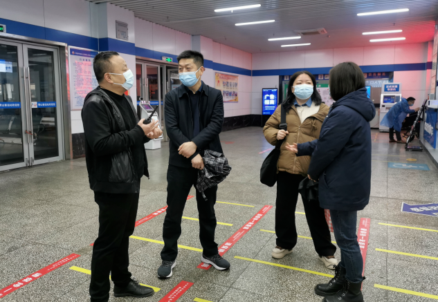 都市城際公交：市交通運輸局領導督導青山客運分公司文明創(chuàng)建、安全生產工作