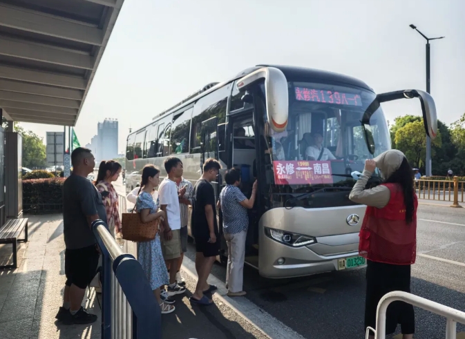 九江長運:票價5元!永修至南昌139城際公交新線路正式開通!